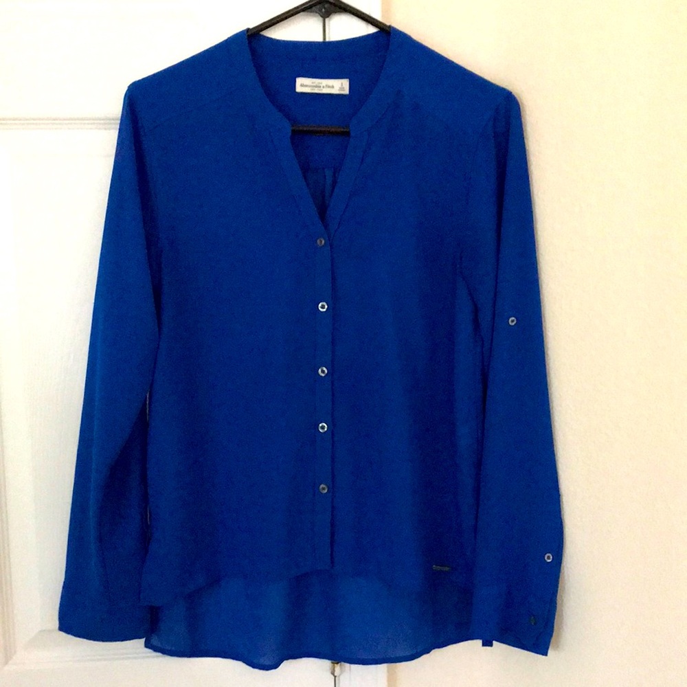 Abercrombie & Fitch navy blouse